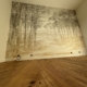 Pose de parquet et papier peint panoramique panoramique "Les pins", Champtoceaux, Oudon, Orée d'Anjou, Ancenis, Angers, Nantes
